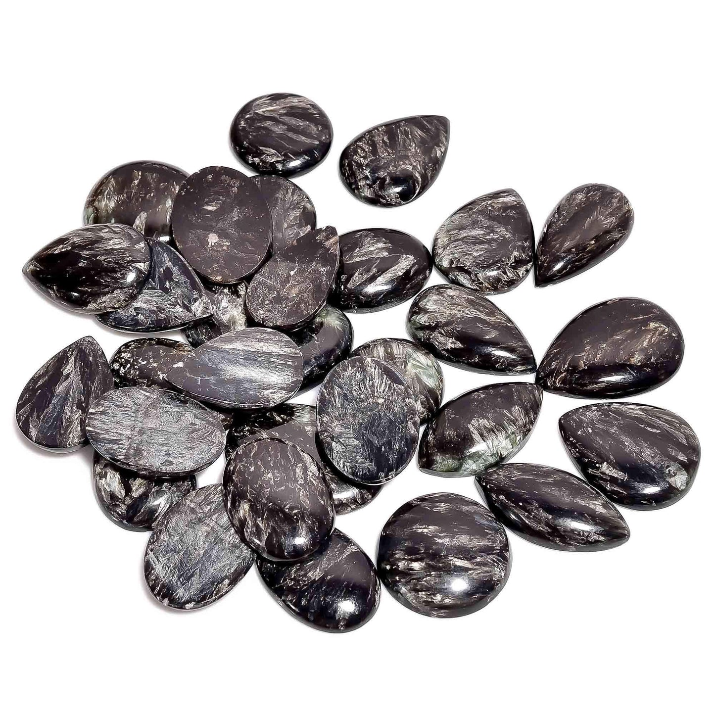 golden seraphinite cabochon​ at best price