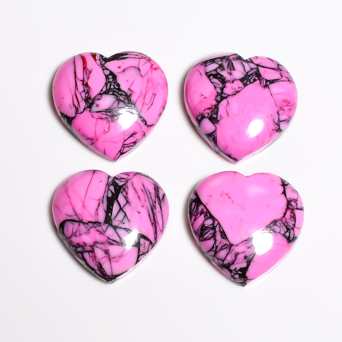 Pink Turquoise heart cabochon featured within a broader look at heart shaped gemstones, popular for sentimental and gift focused jewelry