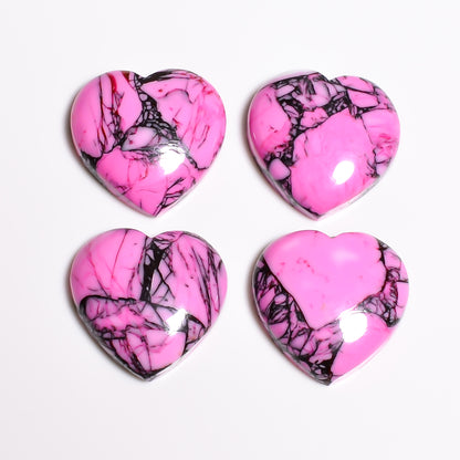 Pink Turquoise heart cabochon featured within a broader look at heart shaped gemstones, popular for sentimental and gift focused jewelry