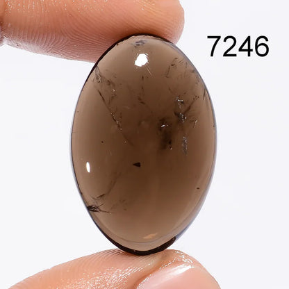 Natural Smoky Quartz Gemstone Cabochon,Pendent Jewelry Making.