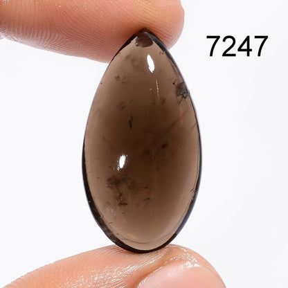 Natural Smoky Quartz Gemstone Cabochon,Pendent Jewelry Making.