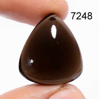 Natural Smoky Quartz Gemstone Cabochon,Pendent Jewelry Making.