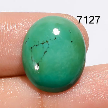 Natural Tibetan Turquoise Cabochon, Loose Gemstone, Jewelry Making Supply