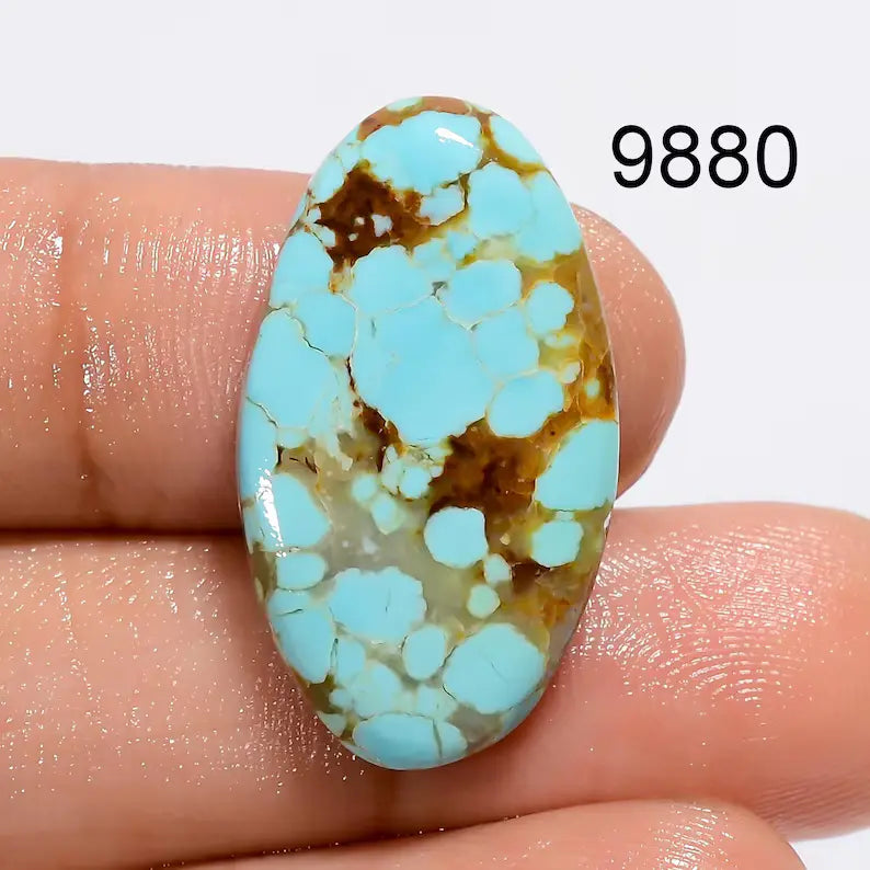 Natural Sky Blue Turquoise Cabochon for Jewelry Making
