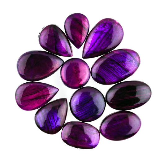 labradorite stone cabochon natural gemstone with color flash