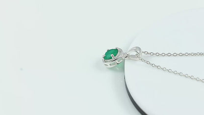green-onyx-pendant-necklace-sterling-silver